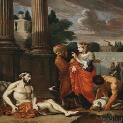  ӡˢYH51164251ͻͼƬŵׯŵUnknown artist-Lazarus and the Rich Man(Crocker Museum)-89M-5008X6216